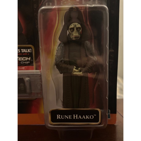 Star Wars Episode I Rune Haako 1999 Hasbro CommTech Chip Action Figure New - Picture 3 of 16